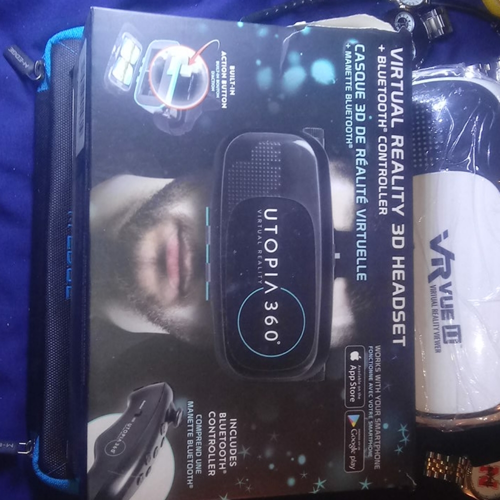 Virtual reality 3d headset